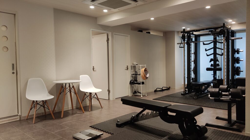 パーソナルジムの店内